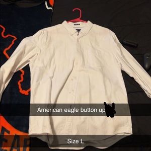 American eagle long sleeve button up. Large